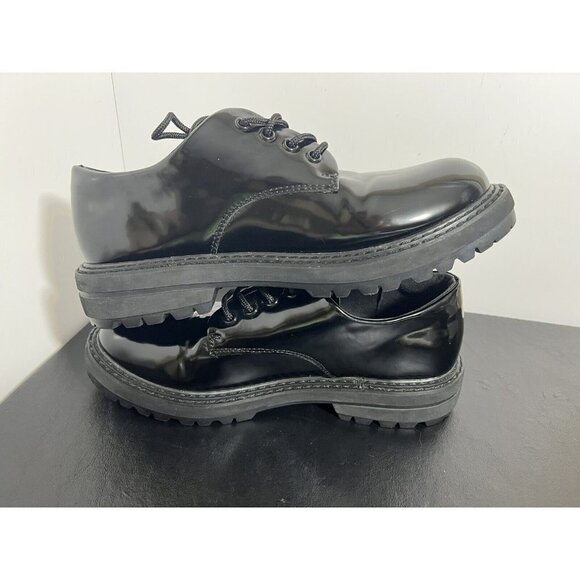 Womens Dunes Patent Leather Black Size 11 Shoes - Picture 9 of 11